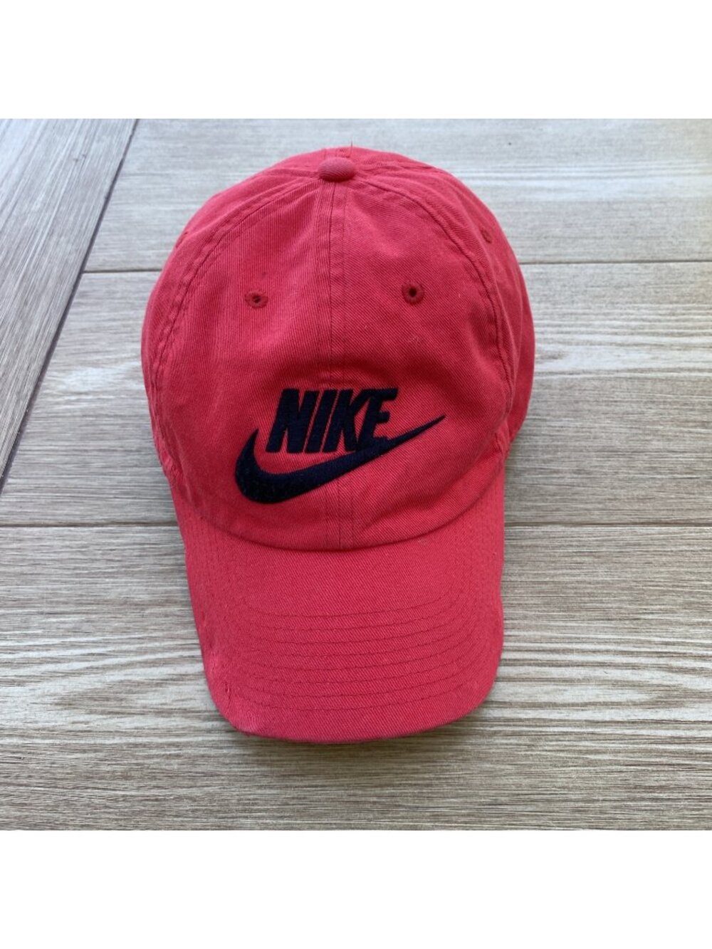 Nike Golf Tennis Baseball Cap Swoosh Spell Out Unisex Adjustable Strap Back